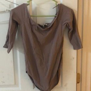 Over the shoulder body suit